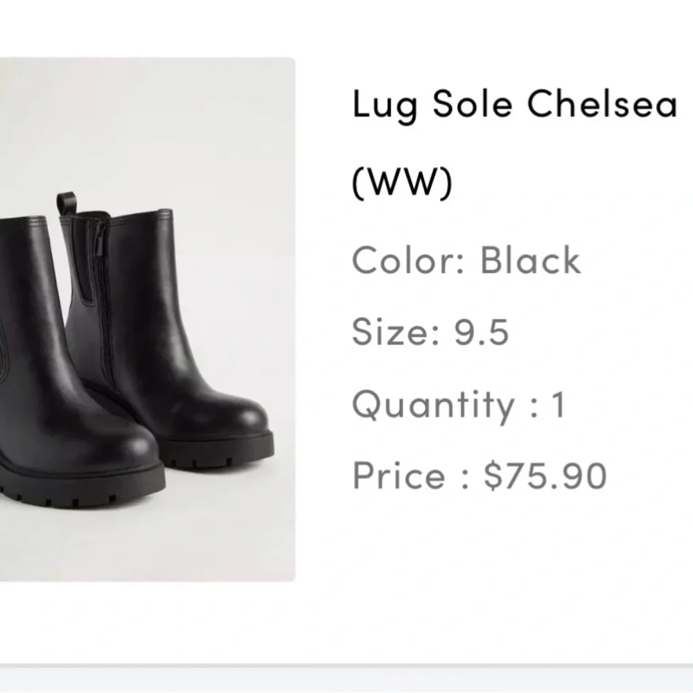 Torrid Lug Sole Chelsea Booties brand new - Picture 6 of 6